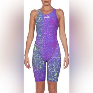 Arena Powerskin ST 2.0 Kneeskin - Limited Edition -Storm Pink Green- SIZE 26